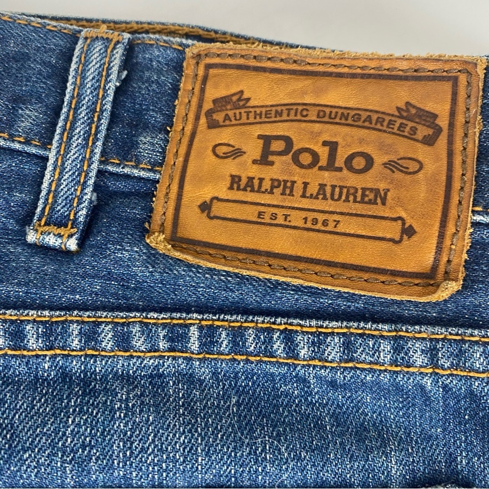 Vintage Polo Ralph Lauren 36x32 USA Made Straight Leg Jeans - Picture 2 of 8